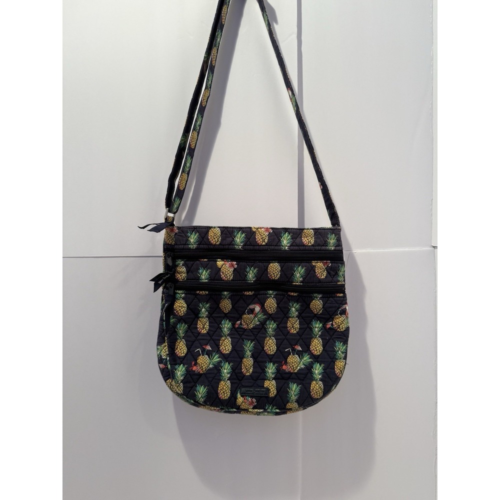 y2k Vera bradley cross body bag with pineapples and toucans tropical